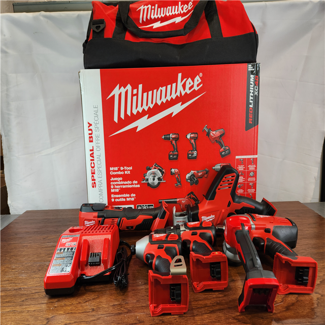 Milwaukee m18 9 tool combo kit deals
