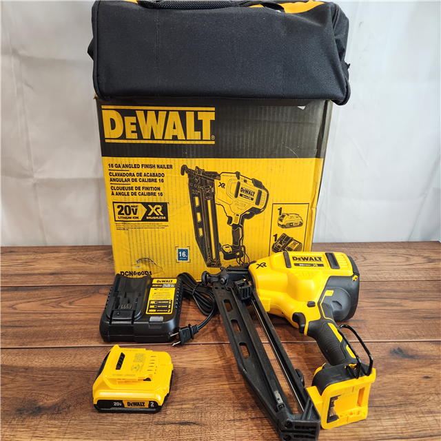Dewalt 16 ga angled finish nailer clearance