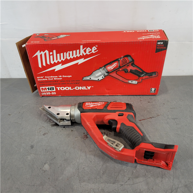 M18 18-Volt Lithium-Ion Cordless 18-Gauge Double Cut Metal Shear (Tool-Only)