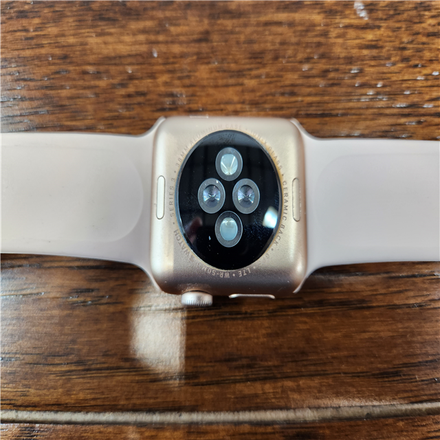 AS IS Apple Watch Series 3 GPS LTE 38mm Rose Gold Aluminum Case