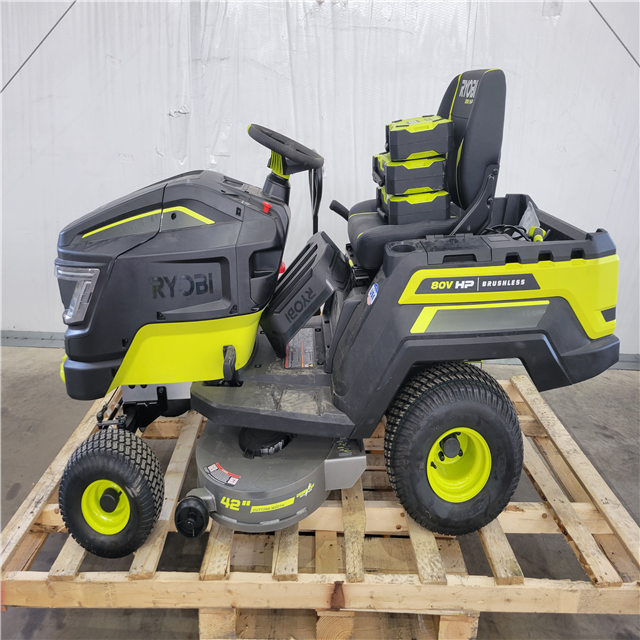 Ryobi lawn 2025 tractor