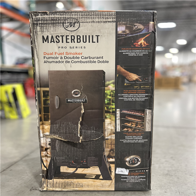 Masterbuilt pro charcoal and propane dual fuel clearance smoker