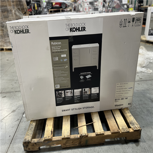 DALLAS LOCATION KOHLER Rubicon 48 in. W x 22 in. D x 35 in. H Single