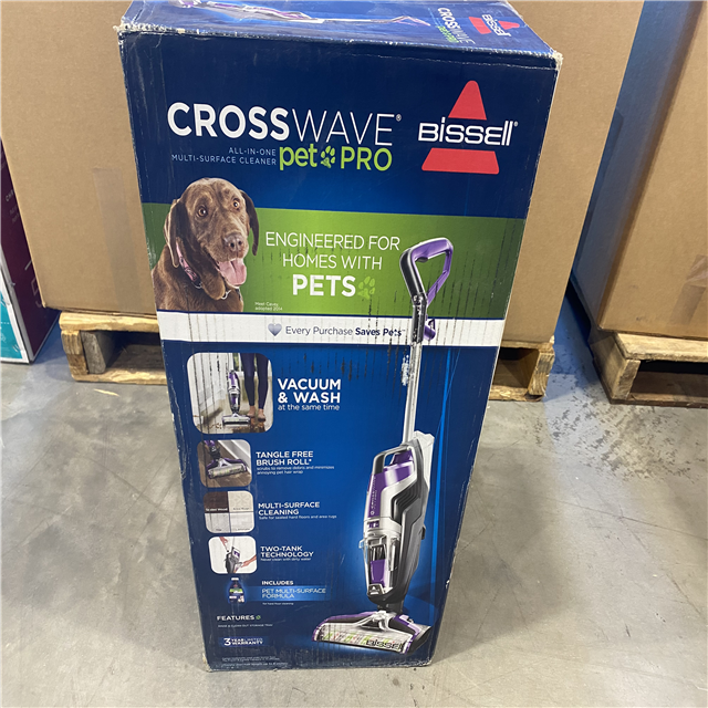 NEW! BISSELL CrossWave Pet Pro MultiSurface Wet Dry Vac 2306