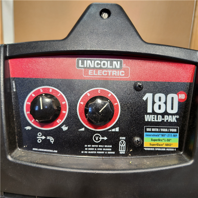 Houston Location Lincoln Electric WeldPak 180 Amp MIG FluxCore Wire
