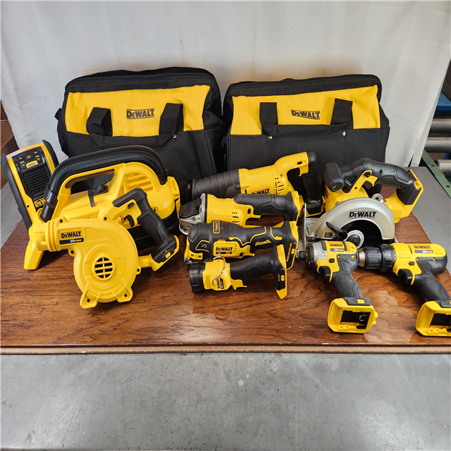 LikeNew DeWalt 20V MAX Cordless Brushed (10Tool) Combo Kit