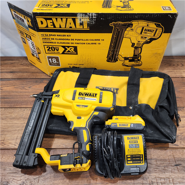 ASIS DEWALT 20V MAX XR 18 Gauge Brad Nailer Kit