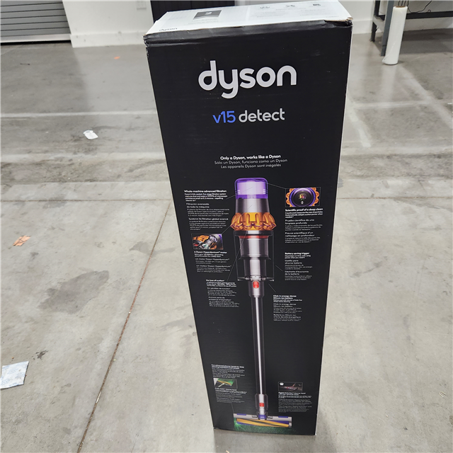 NewDyson V15 Detect Cordless Stick Vacuum Yellow/Nickel