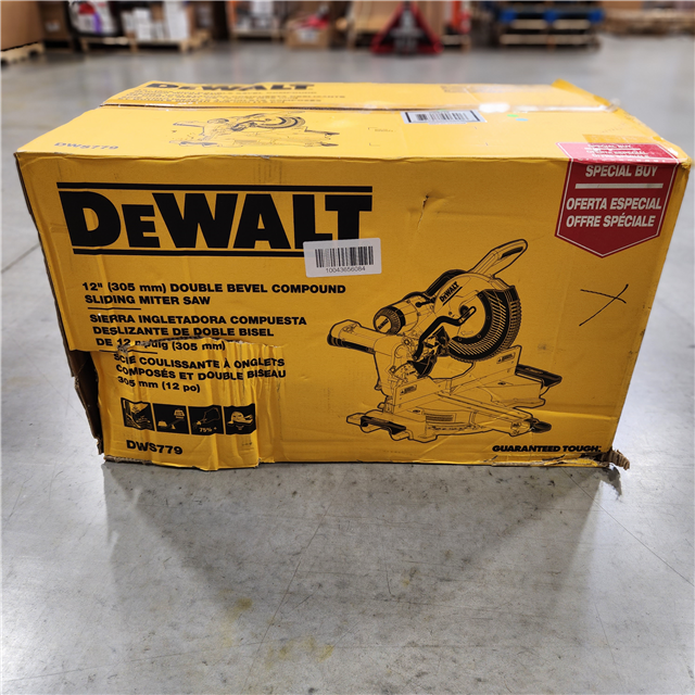 NEW DEWALT 15 Amp Corded 12 in. Double Bevel Sliding Compound Miter