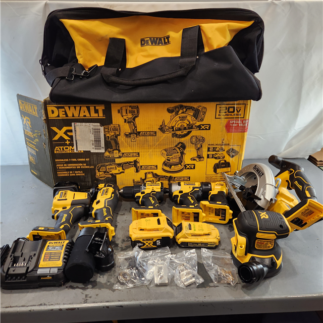 DEWALT 20Volt MAX LithiumIon Cordless 7Tool Combo Kit