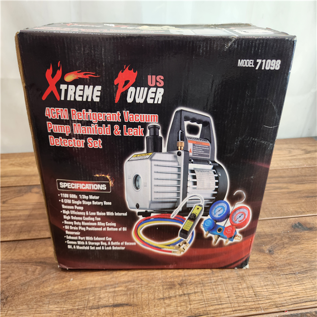 ASIS XtremepowerUS Premium 4CFM Air Vacuum Pump HVAC a/C Refrigeration