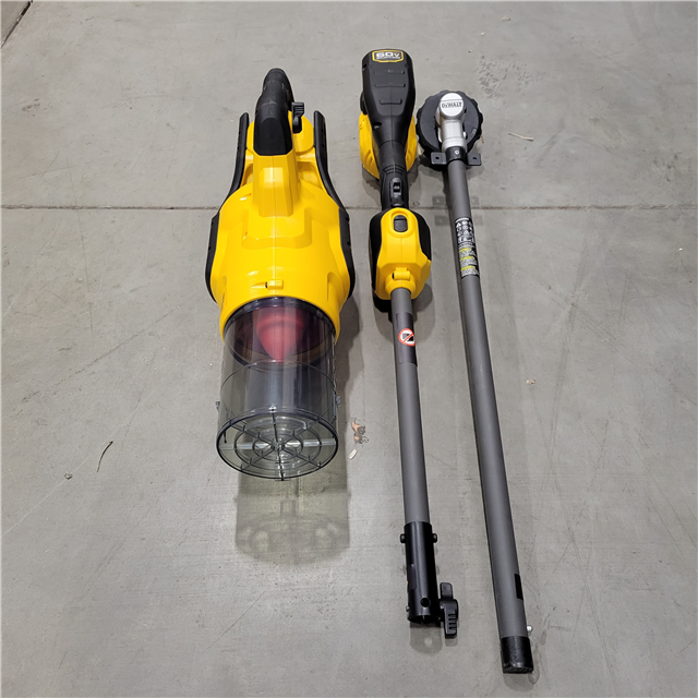 Good DEWALT 60Volt Cordless LithiumIon String Trimmer and Blower Combo Kit with Charger (2Tool)