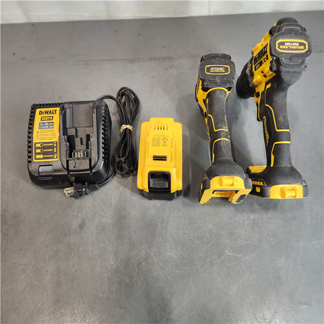 ASIS DEWALT 20Volt MAX XR Hammer Drill and ATOMIC Impact Driver Combo