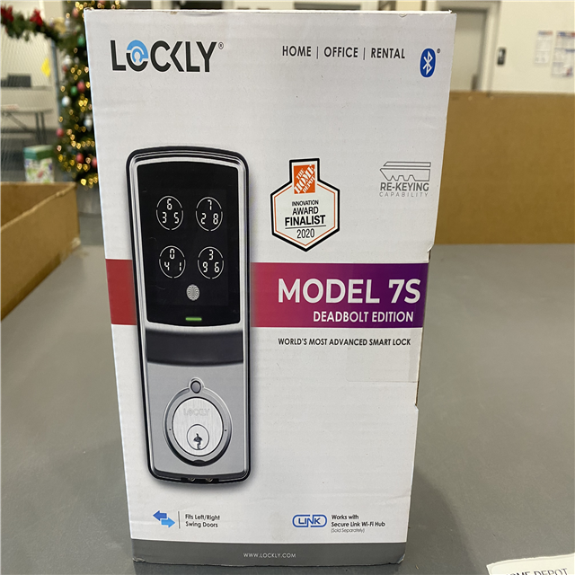 NEW! Lockly Model 7S Deadbolt Edition Electronic Deadbolt
