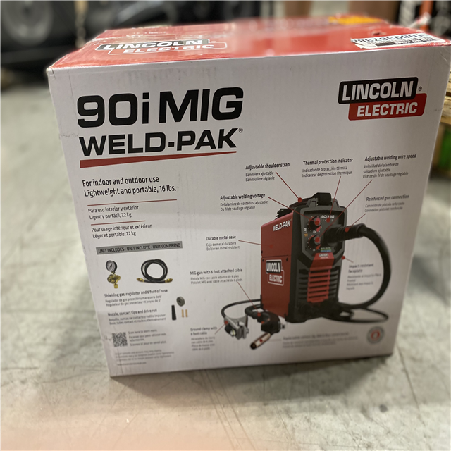 Lincoln Electric WELDPAK 90i MIG and FluxCored Wire Feeder Welder
