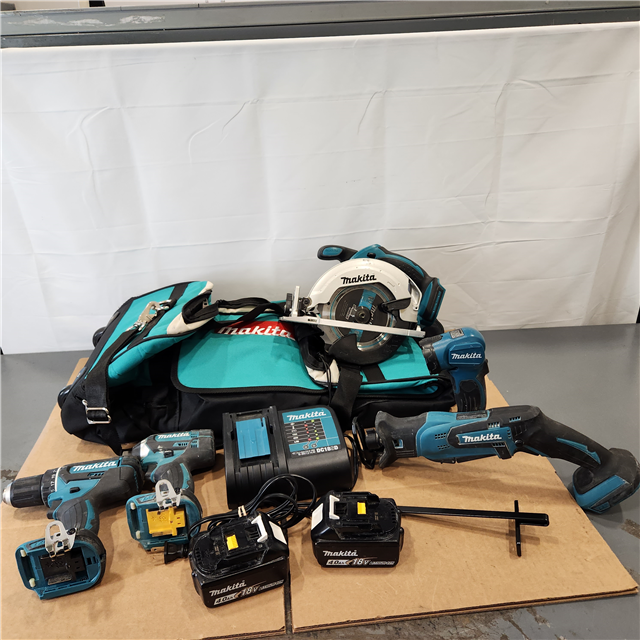 GOOD Makita 18V LXT LithiumIon Cordless 6Piece Combo Kit with (1) 3