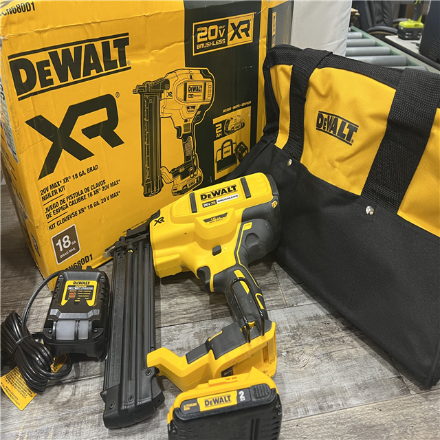 ASIS DEWALT 20V MAX XR 18 Gauge Brad Nailer Kit