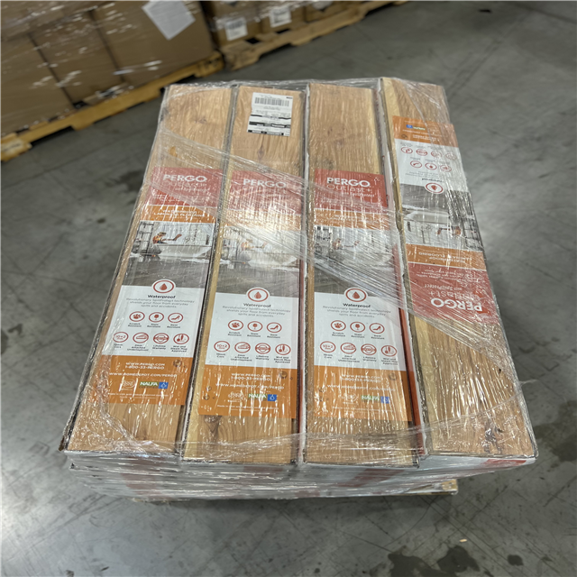 DALLAS LOCATION Pergo Outlast+ Arden Blonde Hickory 12 mm T x 6.1 in. W Waterproof Laminate