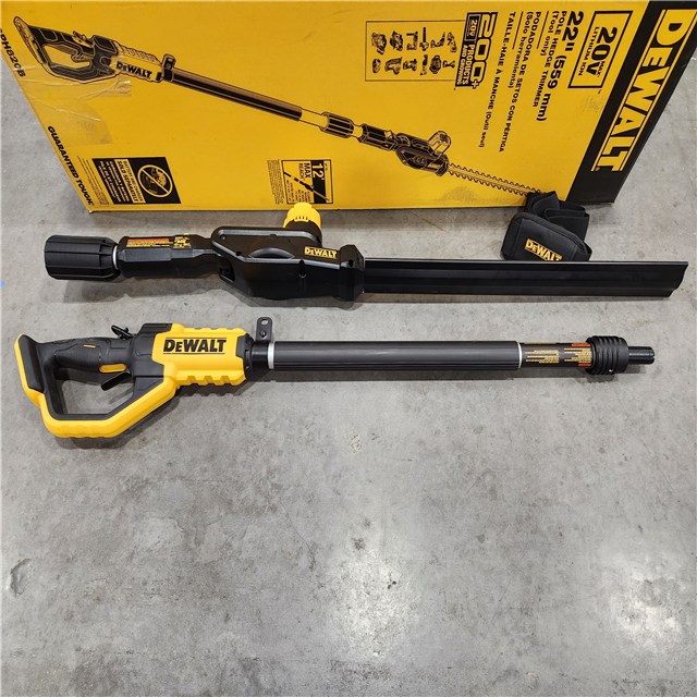 Good "DeWALT DCPH820B 20V MAX 22 Inch Pole Hedge Trimmer W/ Shoulder