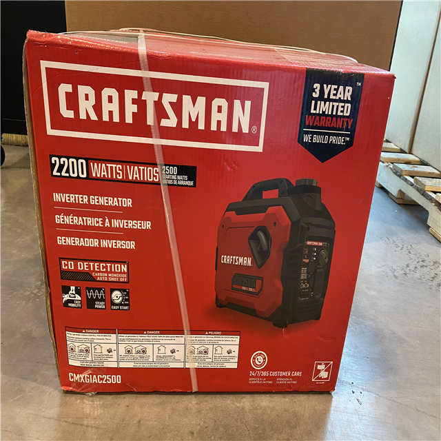 NEW Craftsman 2500i 2500 Watt Portable Gas Inverter Generator CMXGIAC2500