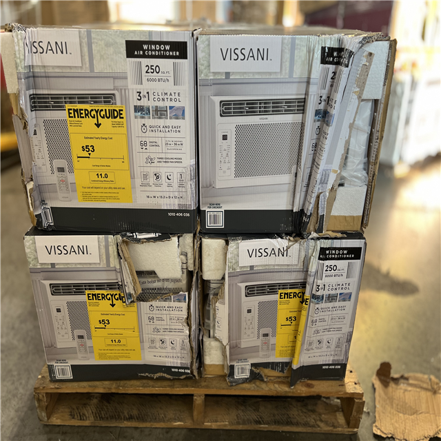 DALLAS LOCATION Vissani 6,000 BTU 115Volt Window Air Conditioner